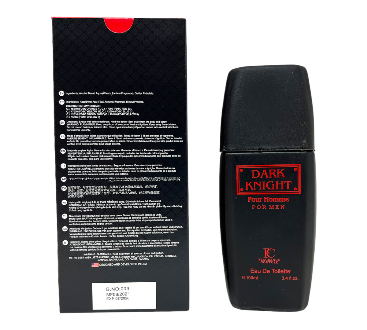 Dark Knight for Men (FC)  Wholesale Perfumes NYC