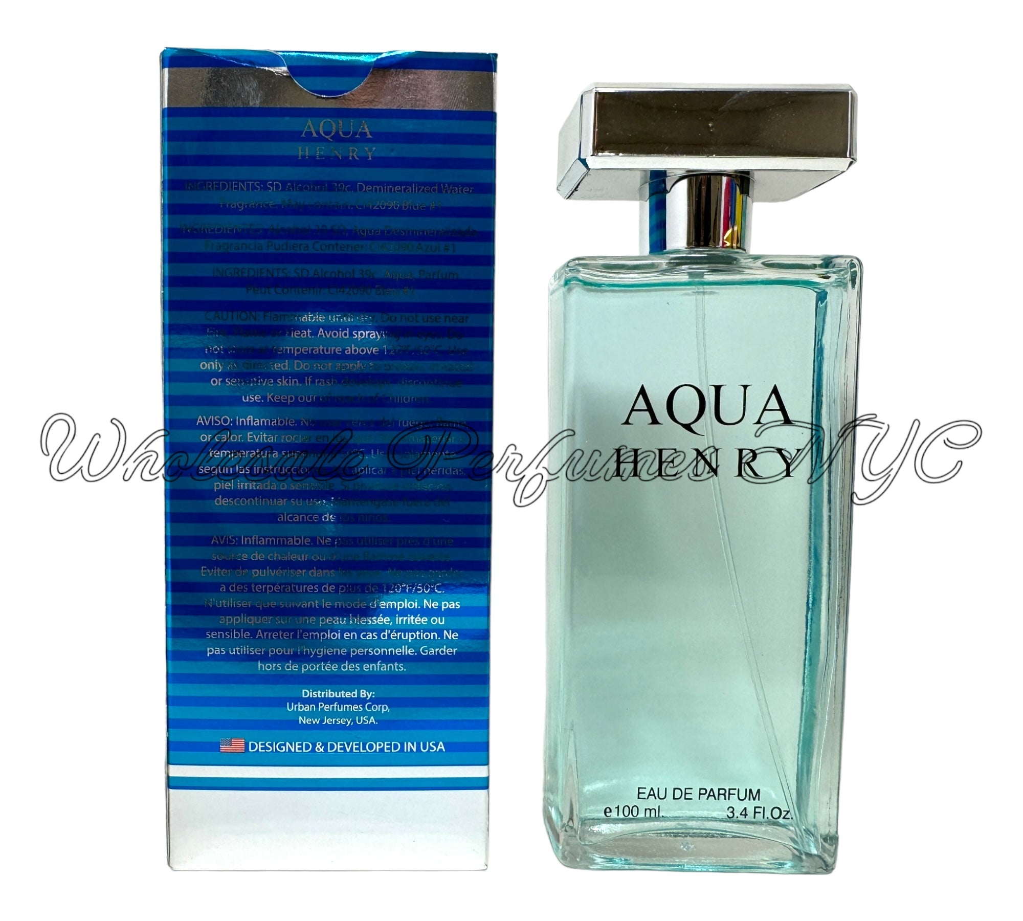 Men's Perfumes Carolina Herrera Aqua Cologne Aqua Henry For
