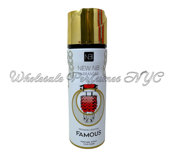 Famous Perfumed Body Spray for Women - 6.67oz/200ml