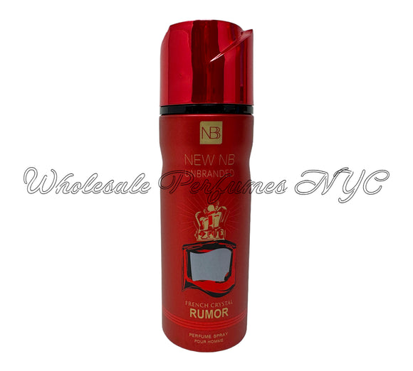 Rumor by NB Perfumed Body Spray for Men - 6.67oz/200ml