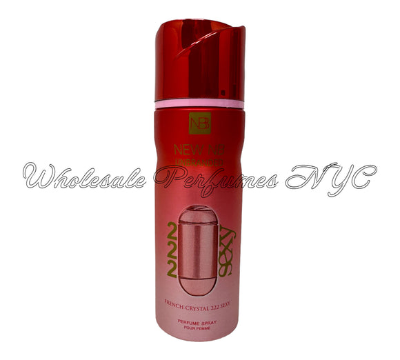 222 Sexy Perfumed Body Spray for Women - 6.67oz/200ml