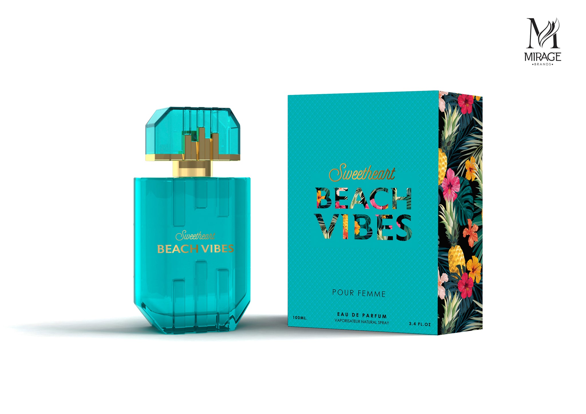 Mirage Brands Sweetheart Beach Vibes Women's Perfume 3.4 oz EDP