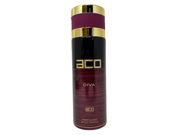 ACO Diva Perfumed Body Spray for Women - 6.67oz/200ml