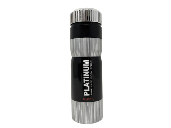 Platinum by Riffs Perfumed Body Spray for Men - 6.67oz/200ml