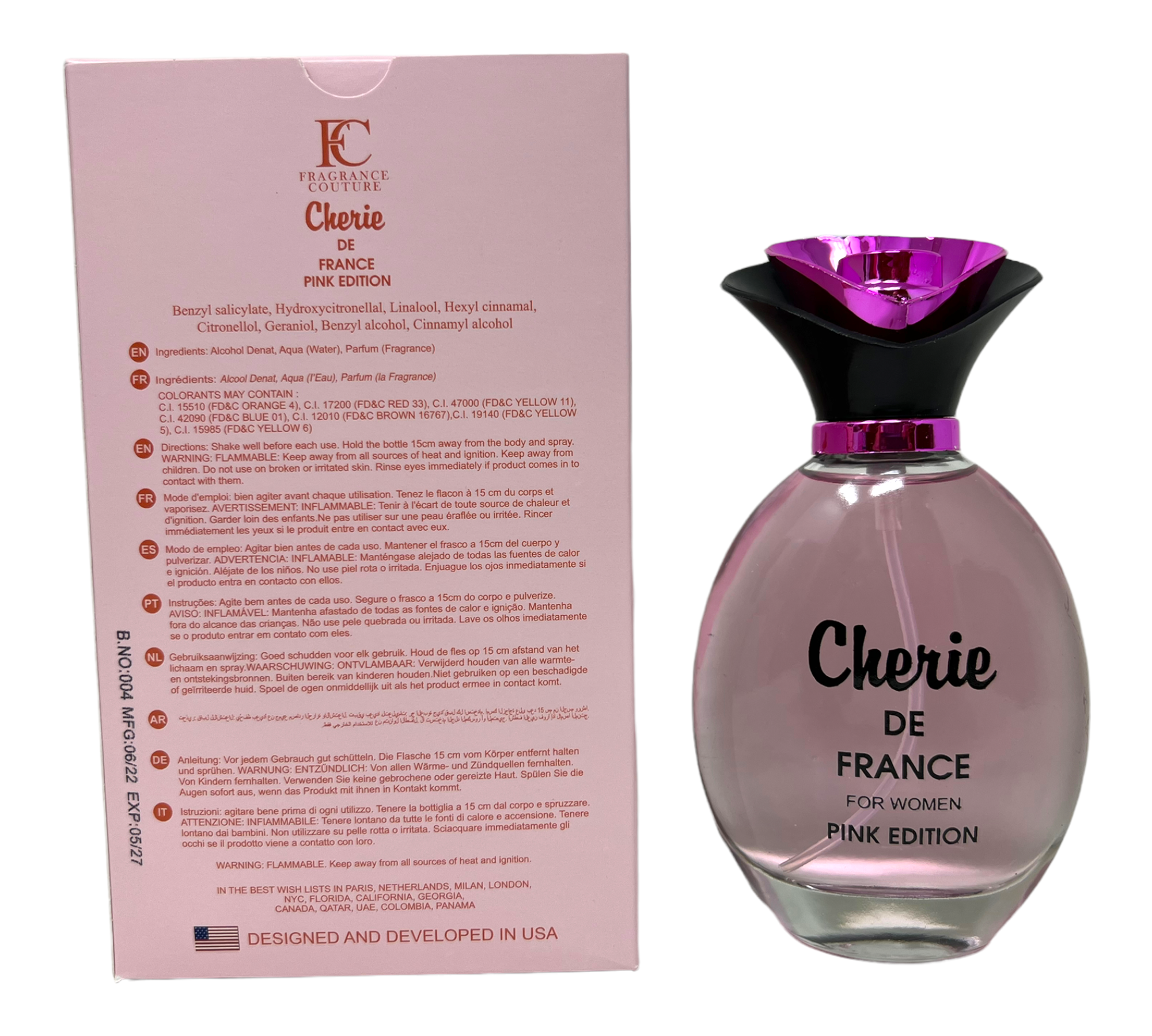 Cherie de France Pink Edition for Women (FC) – Wholesale Perfumes NYC