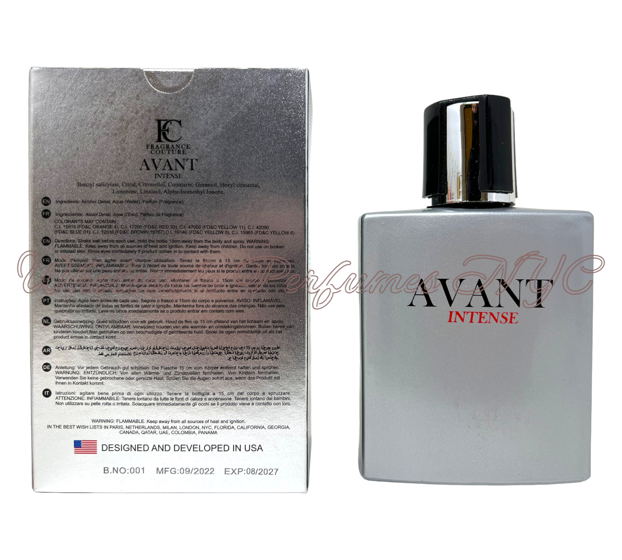 Avant Intense for Men FC Wholesale Perfumes NYC